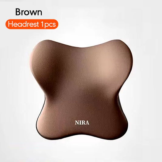 Car Headrest Lumbar Support Lumbar Cushion Memory Foam Cushion Backrest Lumbar Pillow Car Comfortable Neck Pillow Car Accsesorie